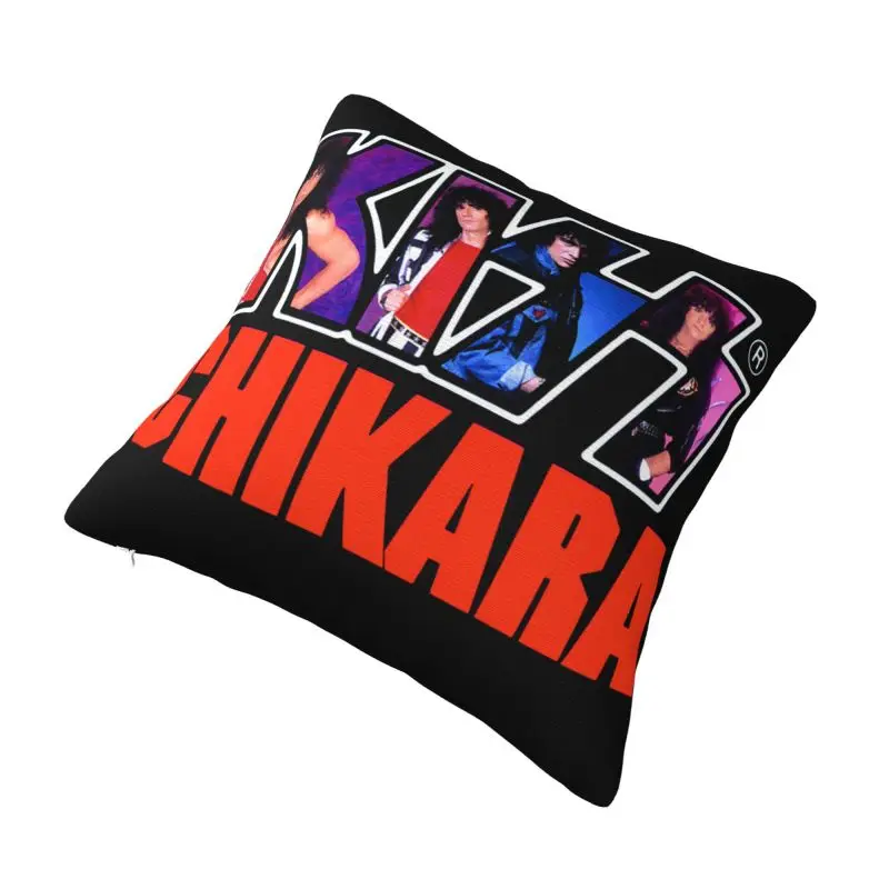 Custom Kiss Rock Roll Pillowcase Gorgeous Metal Heavy Band Nordic Cushion Cover Square Pillowcase