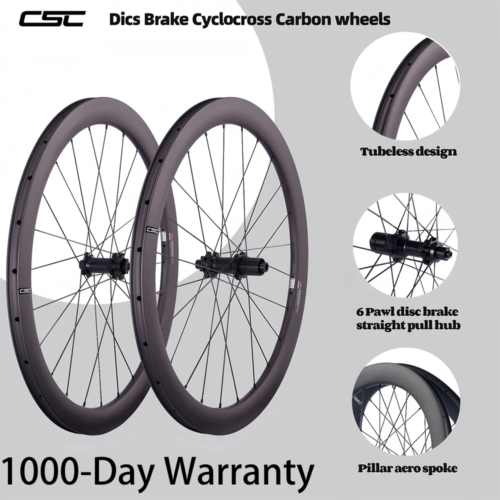 CSC UCI 1280g vélo de route serrure centrale 6 cliquets 54T roulement en céramiqueCyclocross roue en carbone roues en carbone vélo de gravier