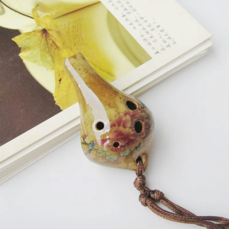 Ocarina 6-hole Beginner Notation Student Entry Alto C Key Pottery Adult Small Ocarina