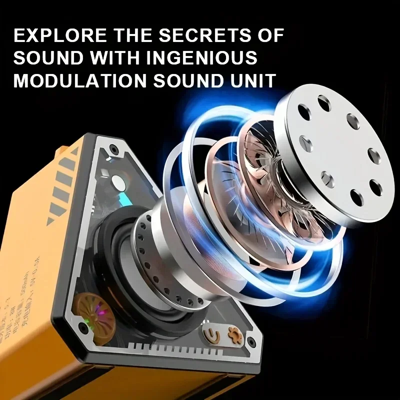 Мотоциклетный красочный механический стиль, портативный динамик, беспроводной Bluetooth аудио музыкальный плеер для езды на велосипеде, кемпинга, мини-динамики