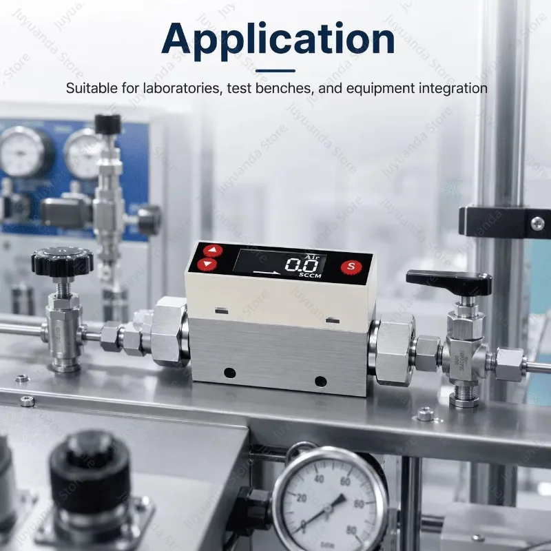 Fast Response 10ms Gas Mass Flow Meter MEMS Chip Thermal Flowmeter for Real Time Dynamic Flow Control