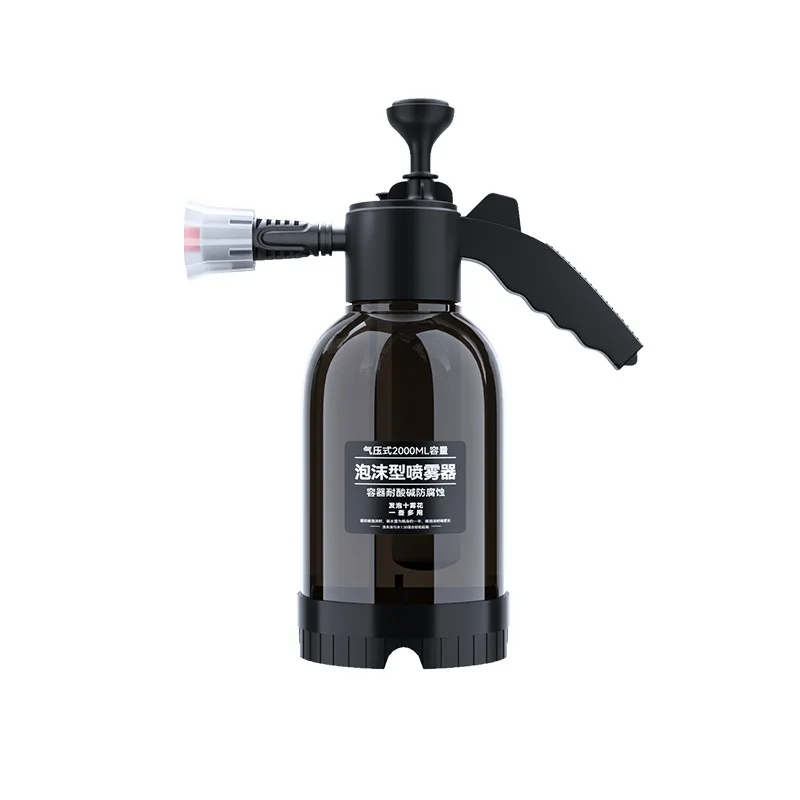 2L Hand Pump Foam Sprayer Foam Sprayer Pressure Sprayer Plastic Disinfection Water Bottle Car Home Cleaning Car Washing Tools