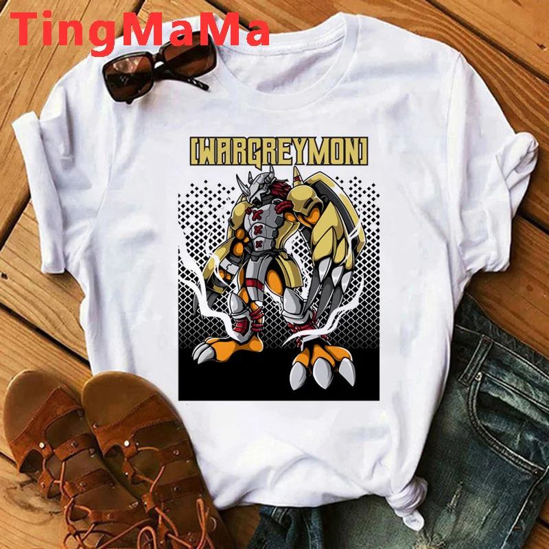 Digimon Agumon tshirt top tees women 2022 streetwear tumblr couple clothes aesthetic t shirt t-shirt couple clothes