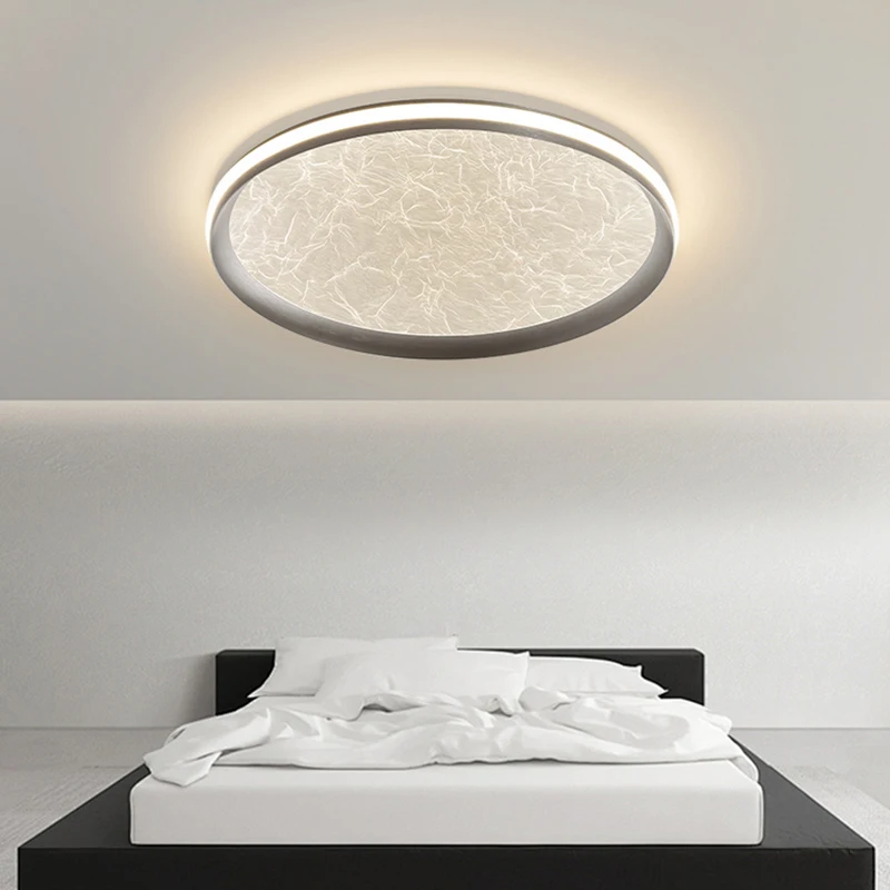 Minimalist Creative Cloud Sea Bedroom Ceiling Lights Atmospheric Full Spectrum Eye Protection Study High-end Light Bedroom Lamp