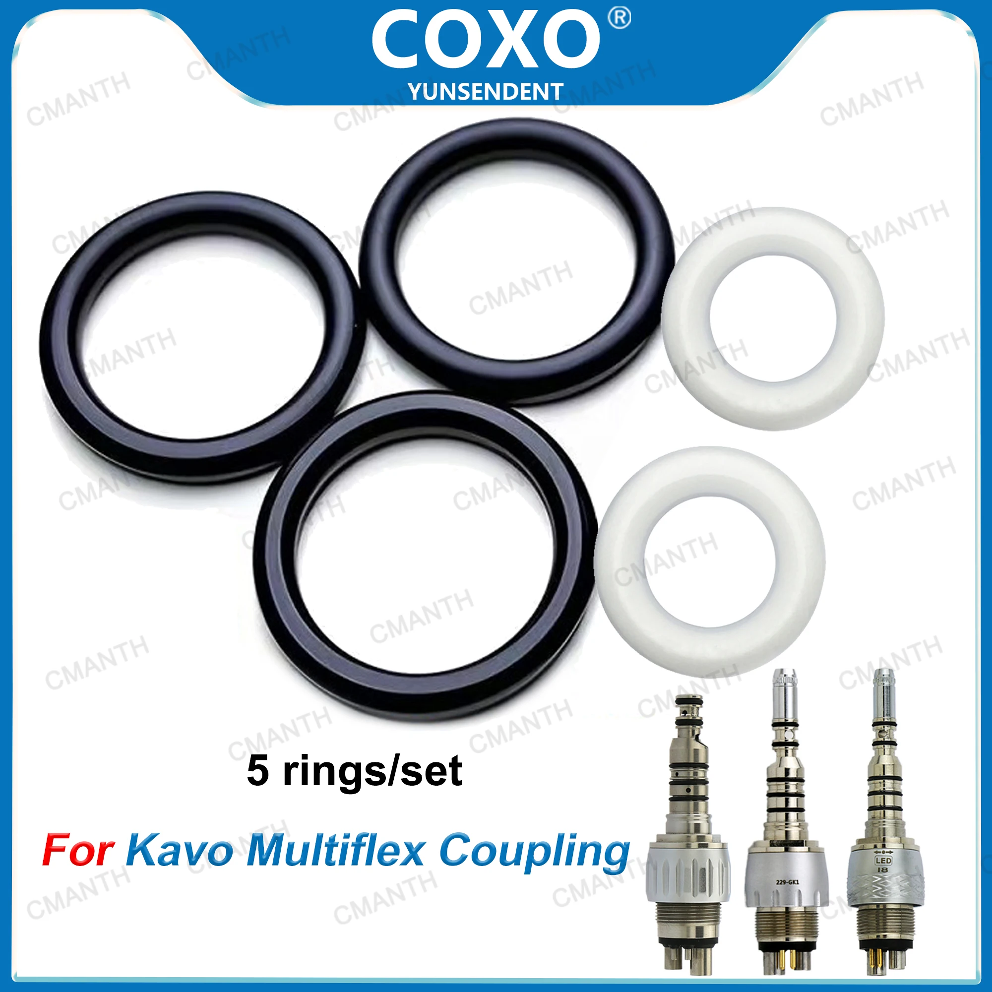 

O-Rings Kavo Style Multiflex Swivel Coupling Coupler O Ring Replacement Kit