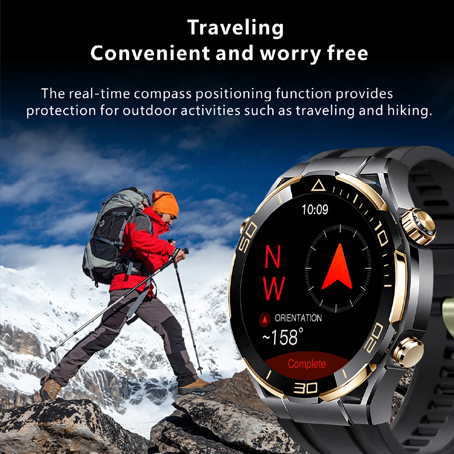 New Watch Ultimate Luxury Smart Watch Men's 480*480 HD Screen Outdoor Sports SmartWatch 4GB RAM GPS NFC Compass 2025 New Watch