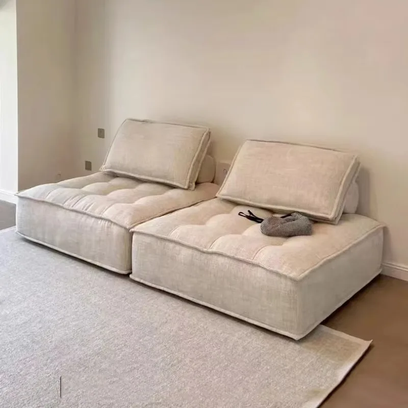 Designer Beige Living Room Sofas Girly Minimalist Sleeper Recliner Living Room Sofas Luxury Nordic Divano Moderno Furniture Home