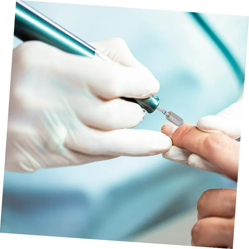 1 stks HYTOOS voor Manicure Elektrische Boor Nagels Accessorie Tool Vat Nail Boren Carbide Burr Stofdicht Bit Frees