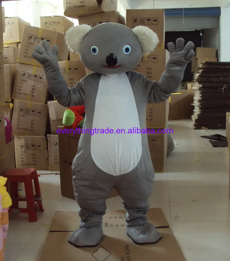 

New Adult Character Halloween Koala Bear Mascot Costume Halloween Christmas Dress Full Body Props Outfit Mascot Costume
