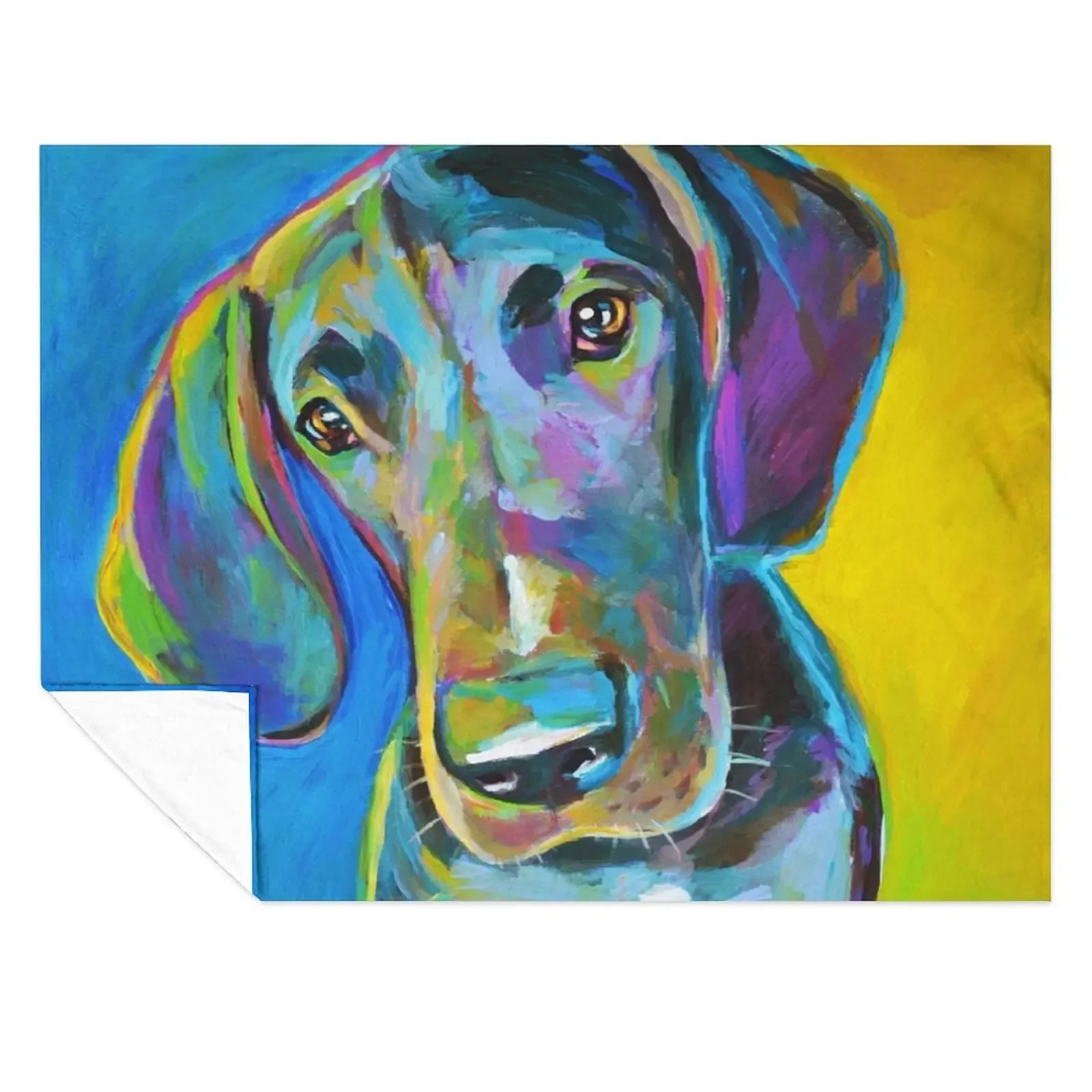

Colorful GREAT DANE Painting by Robert Phelps Throw Blanket Sofa Quilt anime Designers Comforter Blankets
