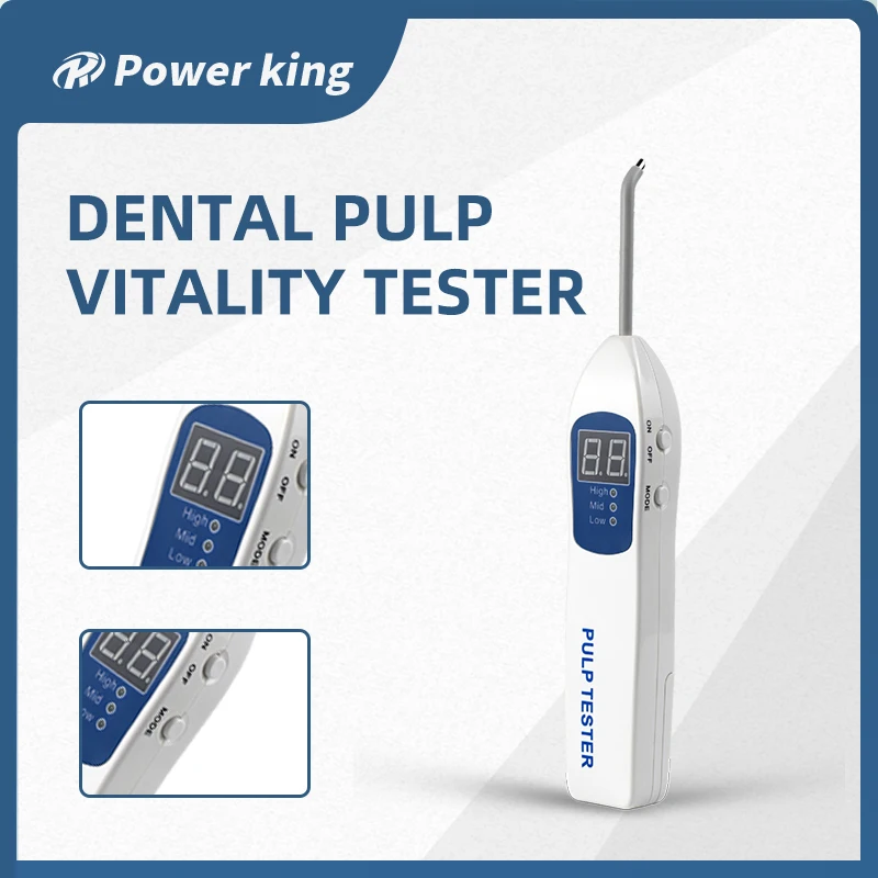 Dental Pulp Tester for Testing Dentistry Tool Tooth Nerve Vitality Oral Teeth Medical High-Mid-Low Speed Test Endodontic State