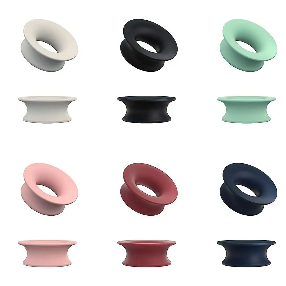 12Pcs Silicone Ring Earplugs Noise Reduction 5 dB Noise Ring Earplugs Mute Earplugs Adjustable Earphone Mute Accessories