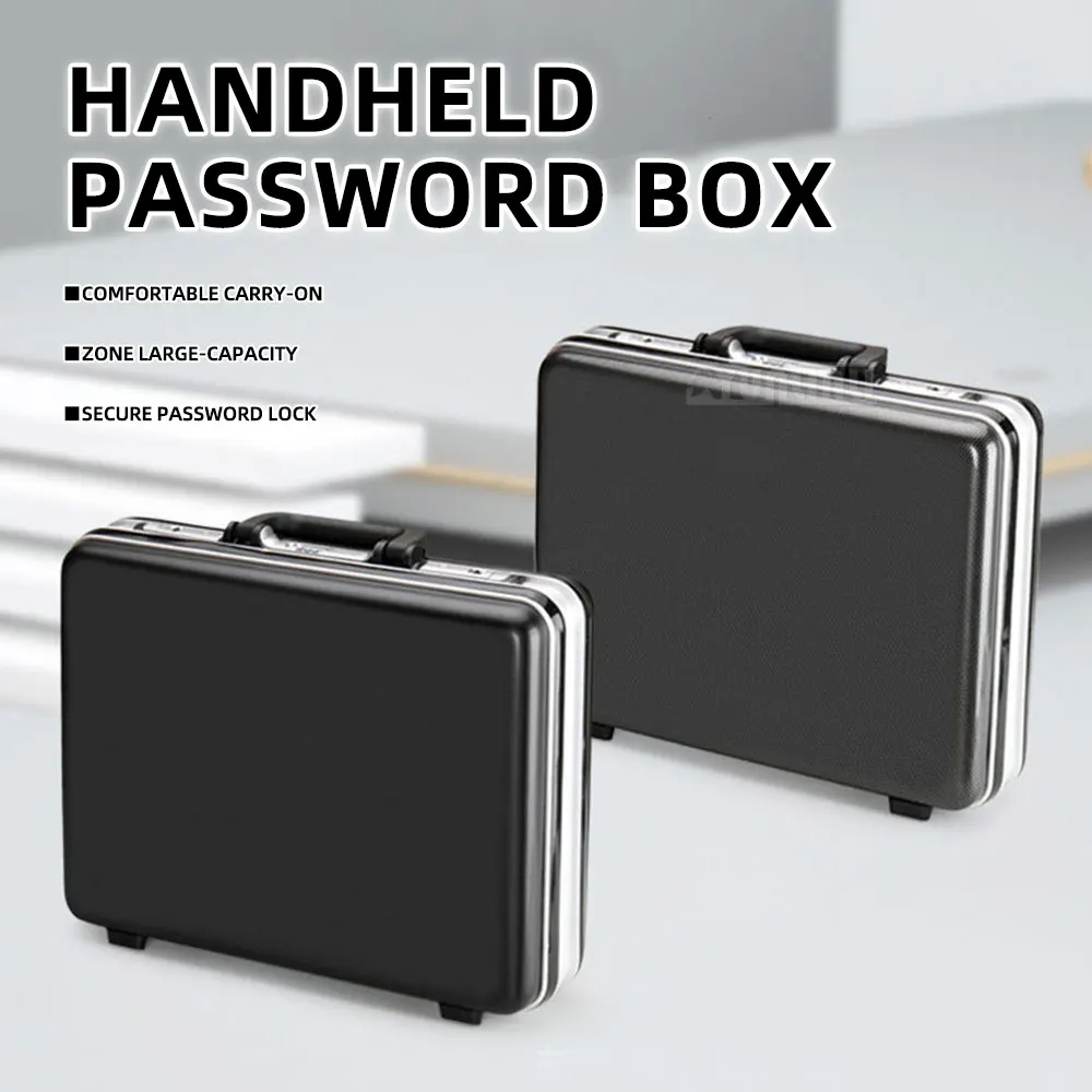 Luggage Case, Men’s Hand-Carried Business Briefcase, Storage Case for Important Documents, Safe