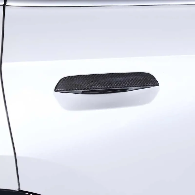 

For BMW X1 U11 2023 4 Series G26 2022-2023 Real Carbon Fiber Car Exterior Door Handle Cover Trim Sticker Car Accessories