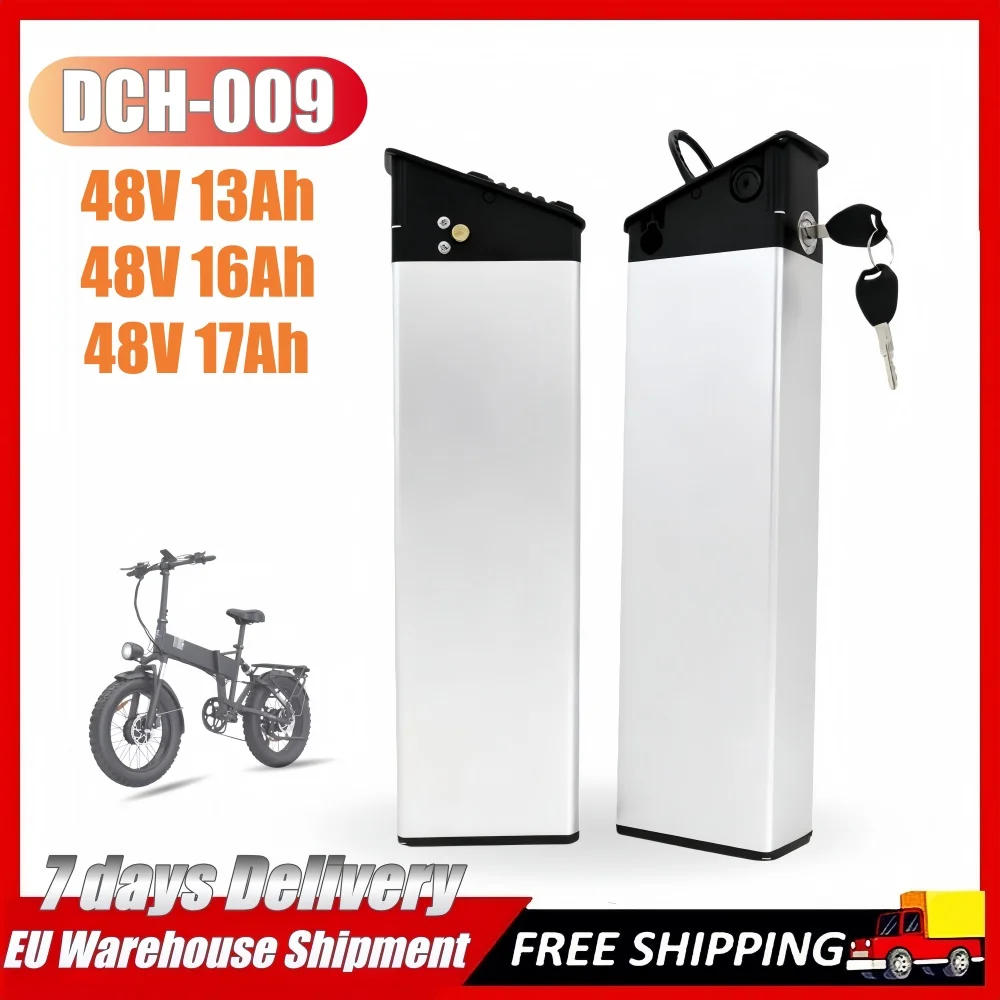 Ersatzbatterien 48V 17Ah 16Ah 13Ah für Ridstar Winter H20 Faltrad für MATE X Bike Ersatzakku DCH-009