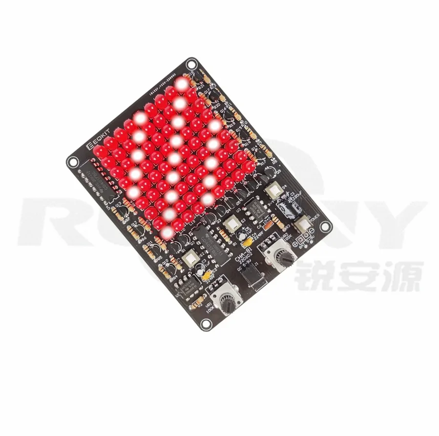 Tracking Lights Game Welding project practice follow DIY LED Electronics Kit CHA-81 DC4.5-9V LED Spot USB/ battery power