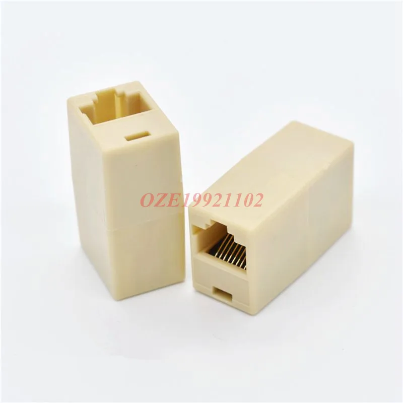 10PCS RJ45 for CAT 5 5E Ethernet Lan Cable Joiner Coupler Connector RJ45 8P8C socket to socket modular female/female couplers