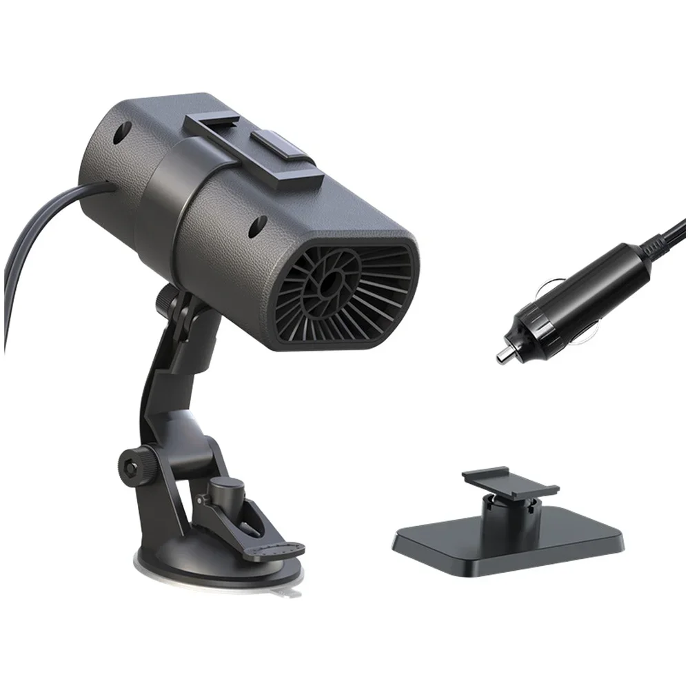 12V Car Heater Demister For Windows Windshield Defrosting Heater Adjustable Portable 360° Rotation Car Heater Car Accessories