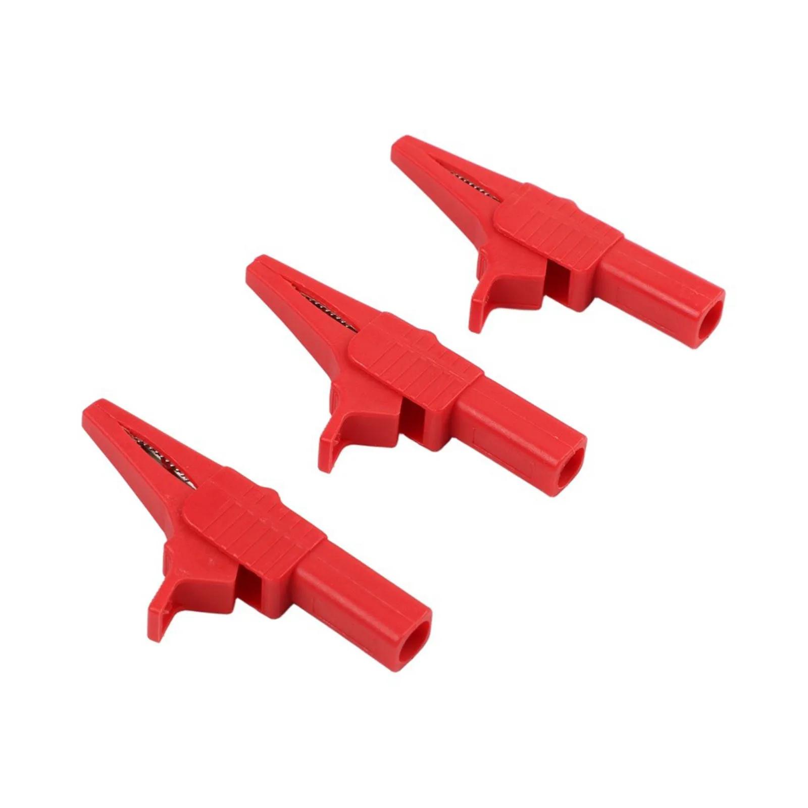 Copper Crocodile Clips with 4mm Banana Socket for Multimeter Testing Equipment Built with PA Insulation and Nickel Plated Finish