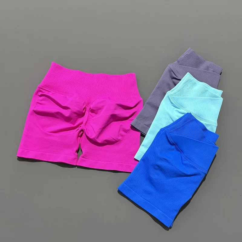 Women Sports Shorts High Waist Workout Shorts Fitness Yoga Lift Butt Tight Pants Ladies Gym Running Short Pants Sportswear - Image 3