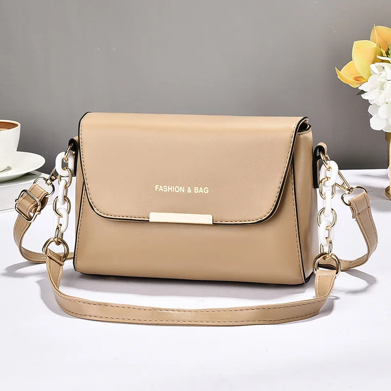 

Luxury Flip Shoulder Bag Female Bag Women Pu Leather Handbags Fashion Crossbody Small Square Bag for Exquisite Ladies Bags