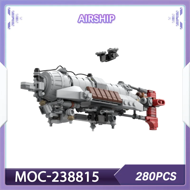Building block sets airships MOC-238815 space science fiction military warfare spaceships Christmas gift ornaments