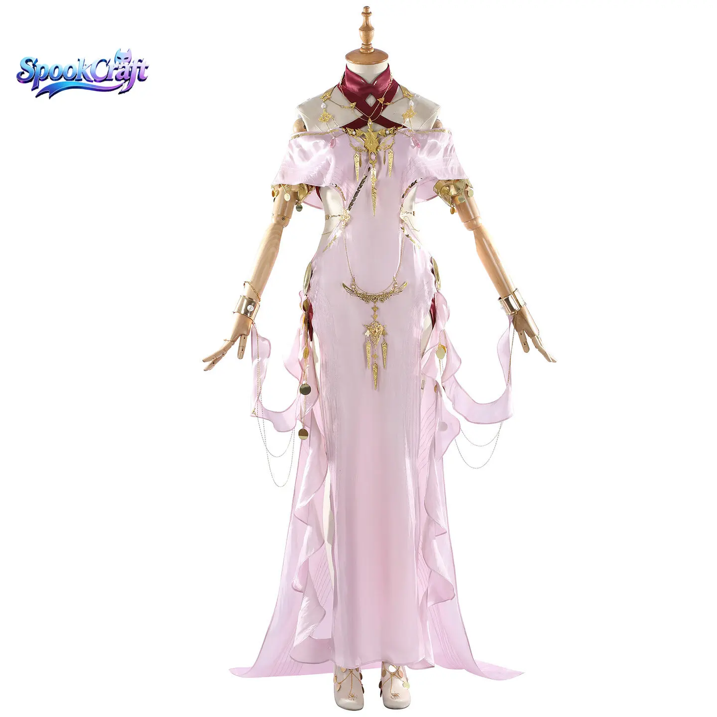 

Path to Nowhere Jasmine Cos Full Set Women Exotic Dancer Uniform Halloween Carnival Comic Con