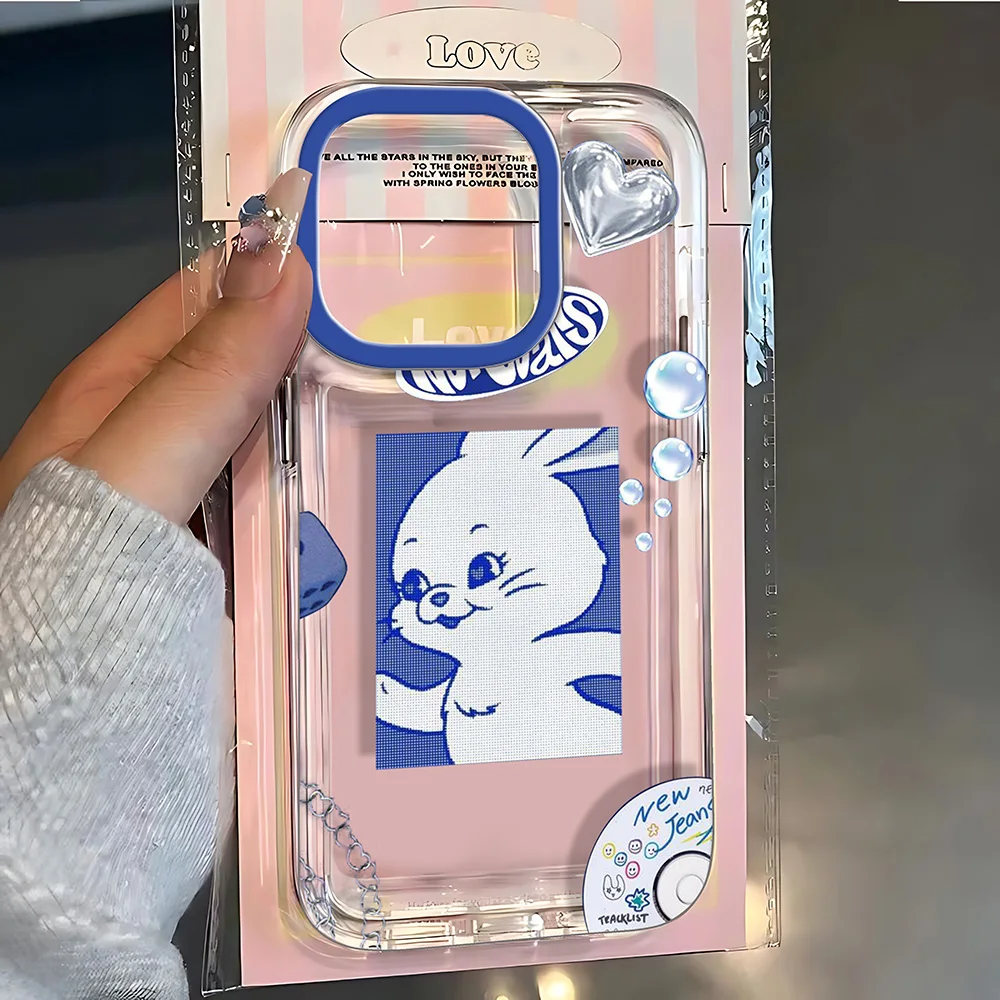 New K-Kpop Superstar J-Jeans Phone Case For iPhone 16 15 14 13 12 11 Mini Pro Max X XR XSMax 7 8 Plus Transparent Soft TPU Cover