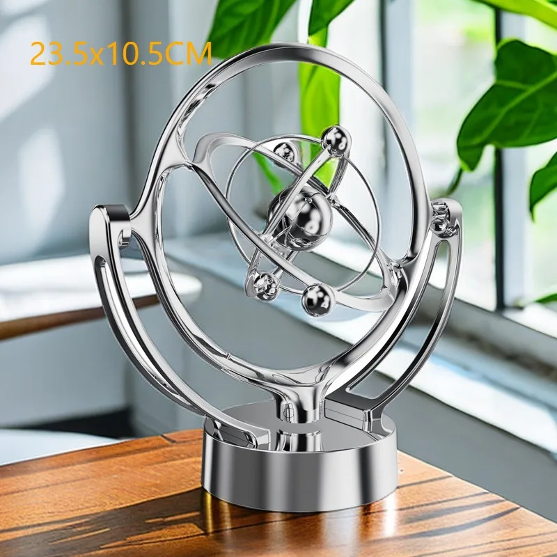 USB Powered Perpetual Motion Desk Decor Rotating Magnetic Swing Celestial Orbital Model Science Decor Gadget Home Decoration