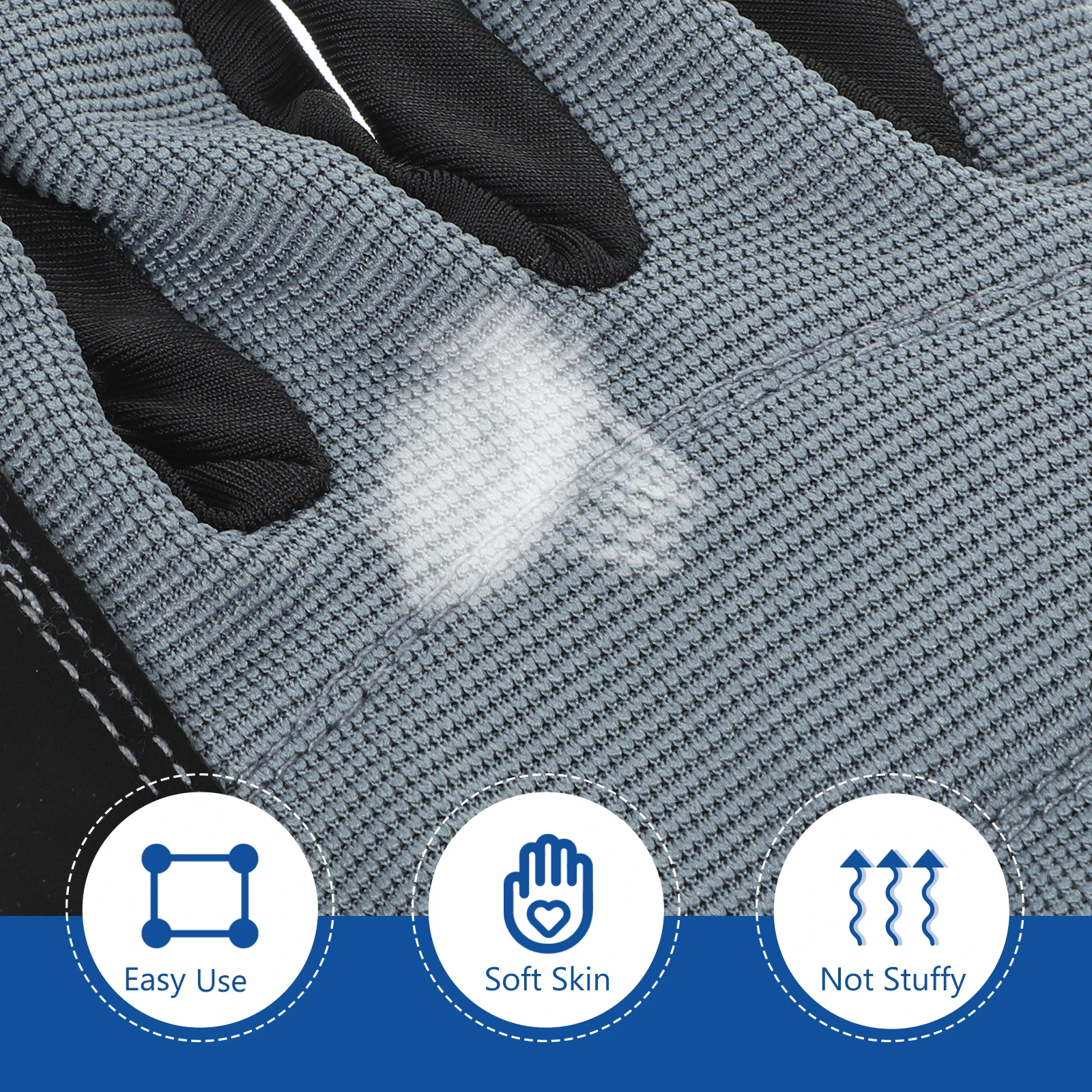 

Gardening Gloves Breathable Elastic Outdoor Work Weeding Protection Grey XL Gardener Gloves Wear Resistant Reusable Safe
