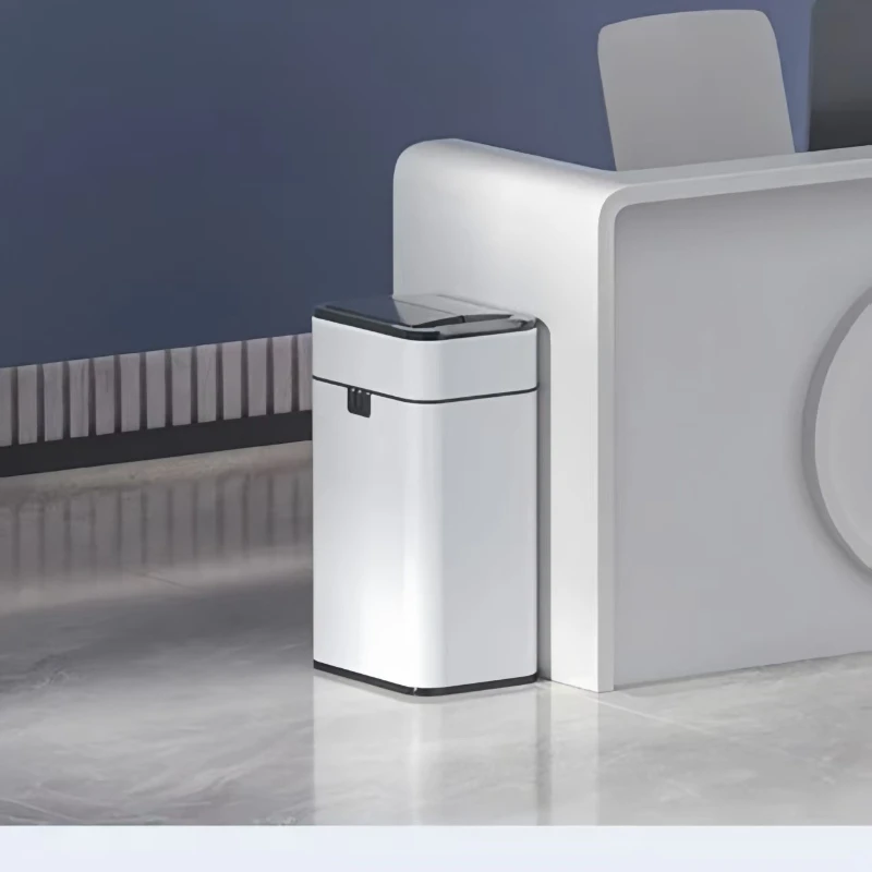 

15L Smart Trash Can Stainless Steel Waste Bin Garbage Bin for Kitchen Waterproof Trash Cans Bathroom Recycle Bin Wastebasket