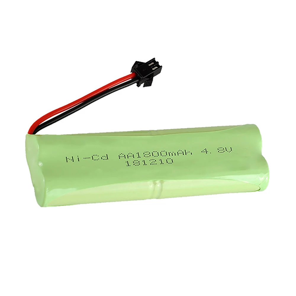 4.8v 1800mah Battery NiCd AA 4.8V Rechargeable Battery And Charger For Rc Toy Cars Boats Model Lighting Facilities RC Toys Parts