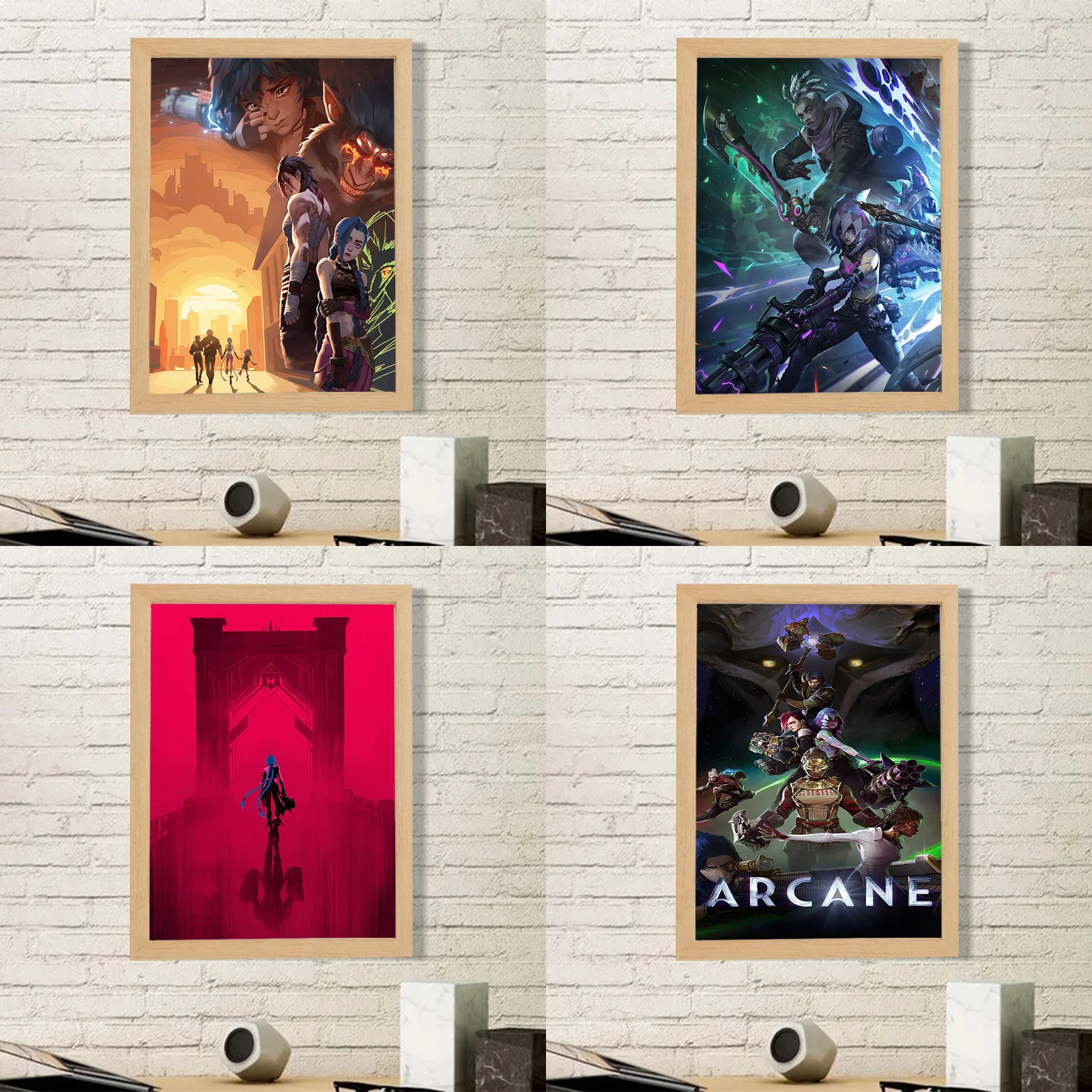 Arcane League of Legends Poster Pictures Wall Decoration Painting Decorative Paintings For Home Decor Room Decorations Art Mural