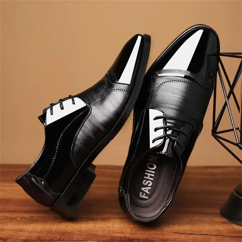 

Business Oxfords Patent Leather Dress Shoes new Mens Shoe Classic Loafers Formal Shoes For Men wedding shoes zapatos de hombre