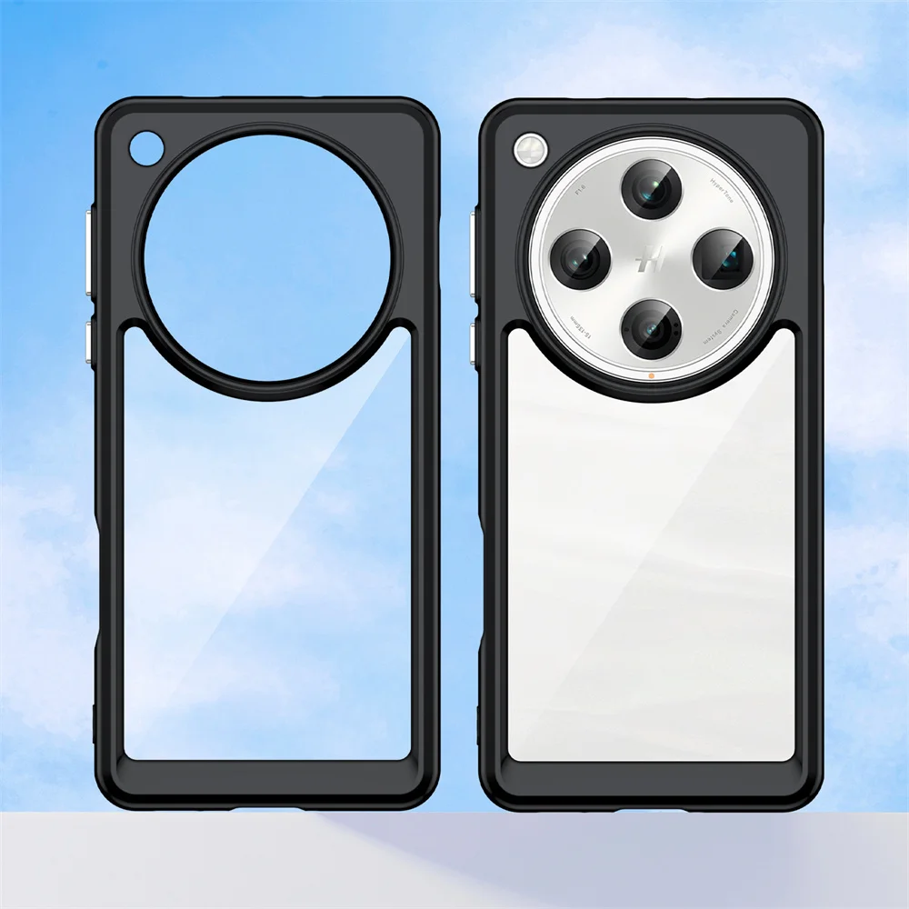 لـ OPPO Find X8 حافظة لهاتف OPPO Find X8 Pro FindX8 Fashion Full PMMA + TPC Phone Coque