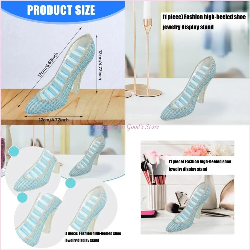 

57QA Artistic Resin Jewelry Showcase Stand European Design For Shop Window Home Display