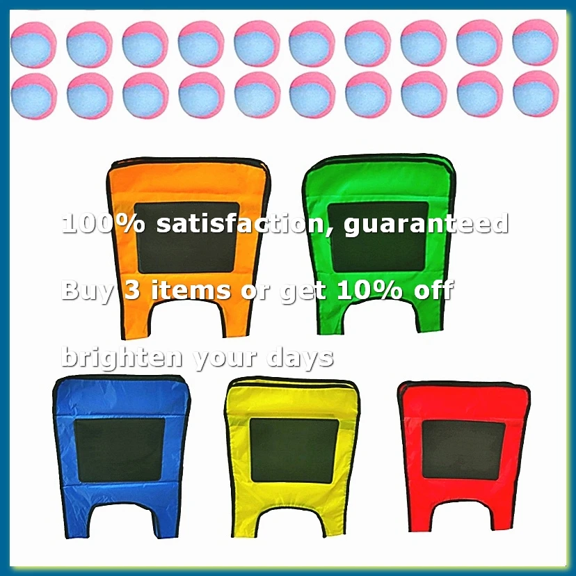 Kids Eludeball Game Set 5Pcs Tag Sticky Vests with 20 Sport Elude Balls for Indoor Outdoor Playground Games