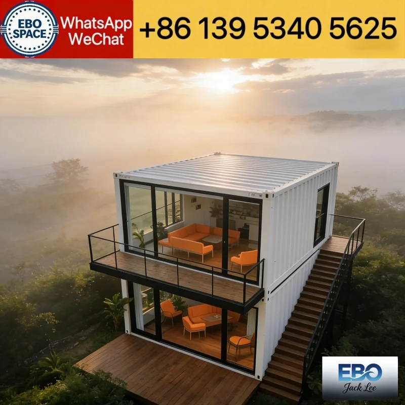 20ft Mobile House Container House Folding House Kitchen&Shower Long Life Garden House Expandable Box House