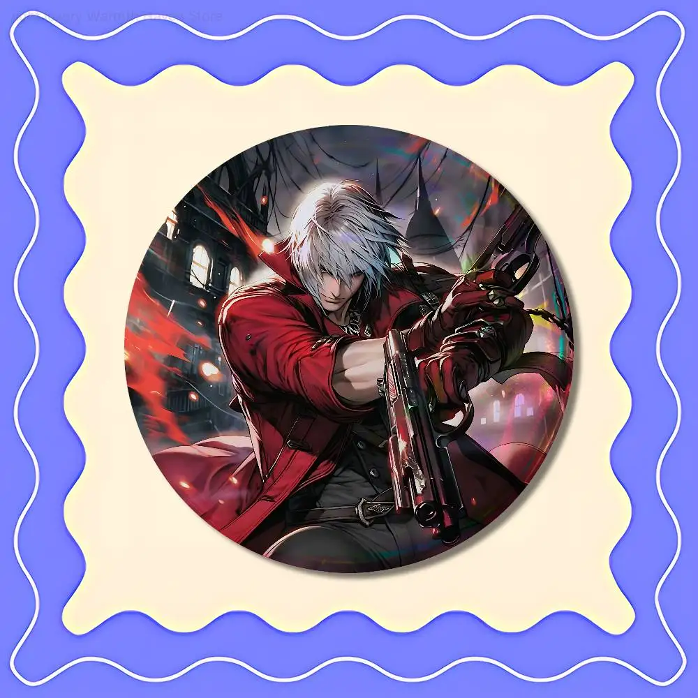 Game D-Devil May C-Cry 32mm 58mm 75mm 44mm 25mm Anime Badges Brooches DIY Pins Decorations Birthday Gifts - view 4