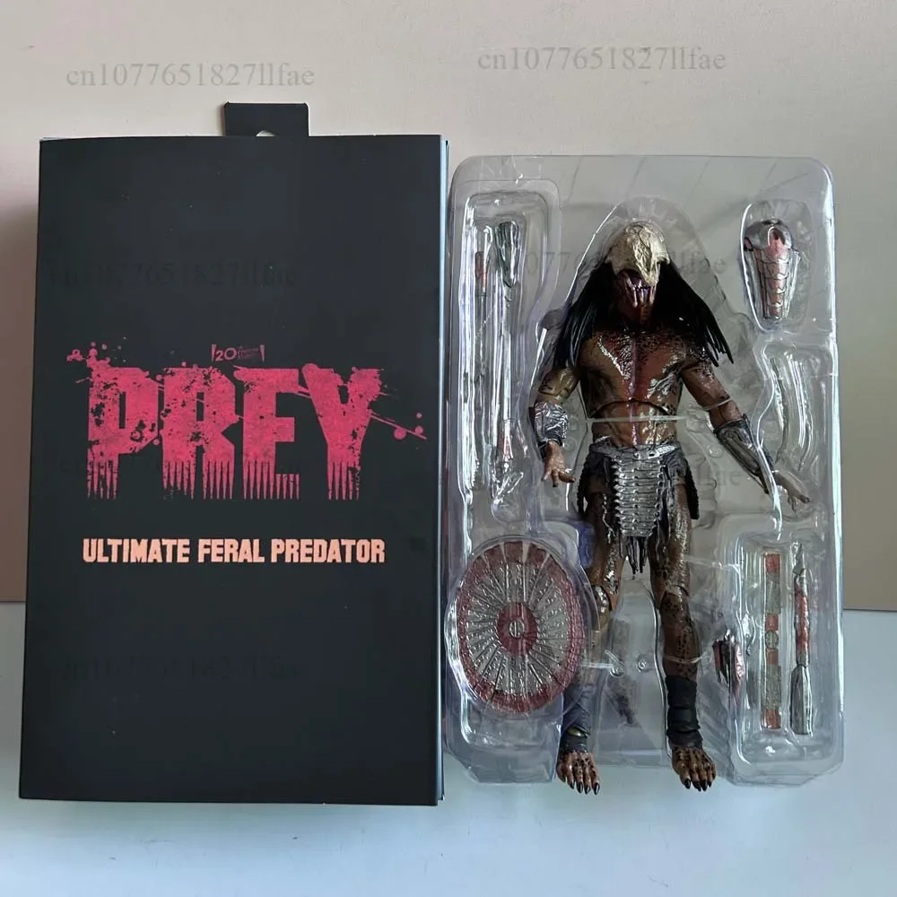 NECA Prey Ultimate Feral Predator Figure Bear Feral Action Figure Collectible Model Predator Toys Christmas Gifts