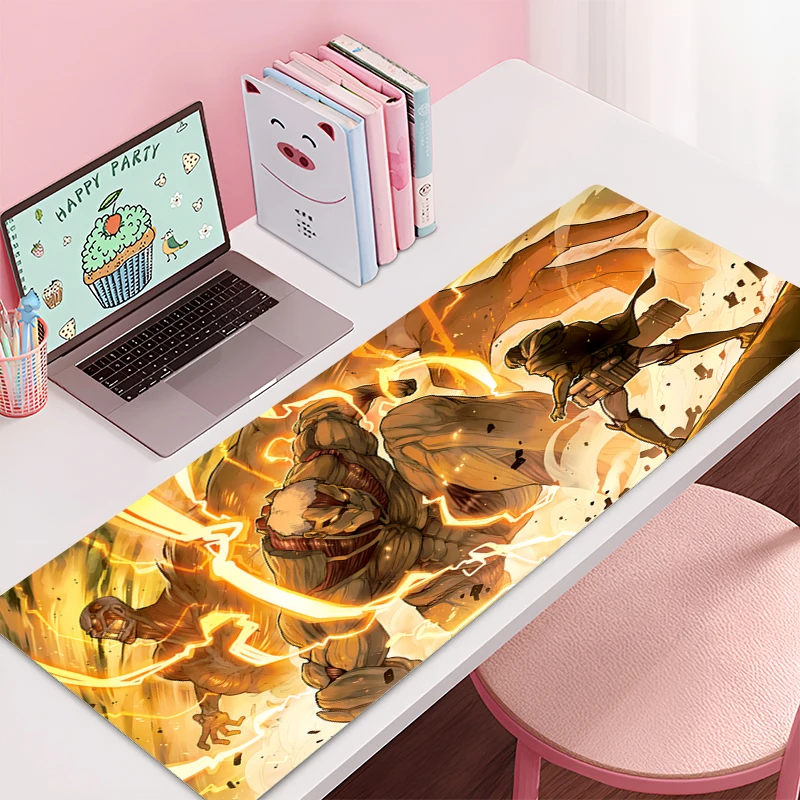Mousepad Attack on Titan New MousePads Keyboard Pad Mouse Mat Gamer Soft Office Carpet Mat Desktop PC carpet Big Anime Mouse Pad
