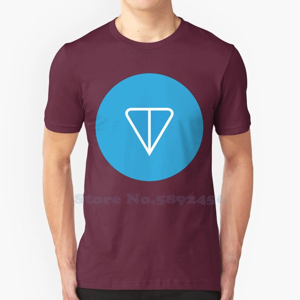 Telegram Open Logo Casual T Shirt Top Quality Graphic 100% Cotton Tees