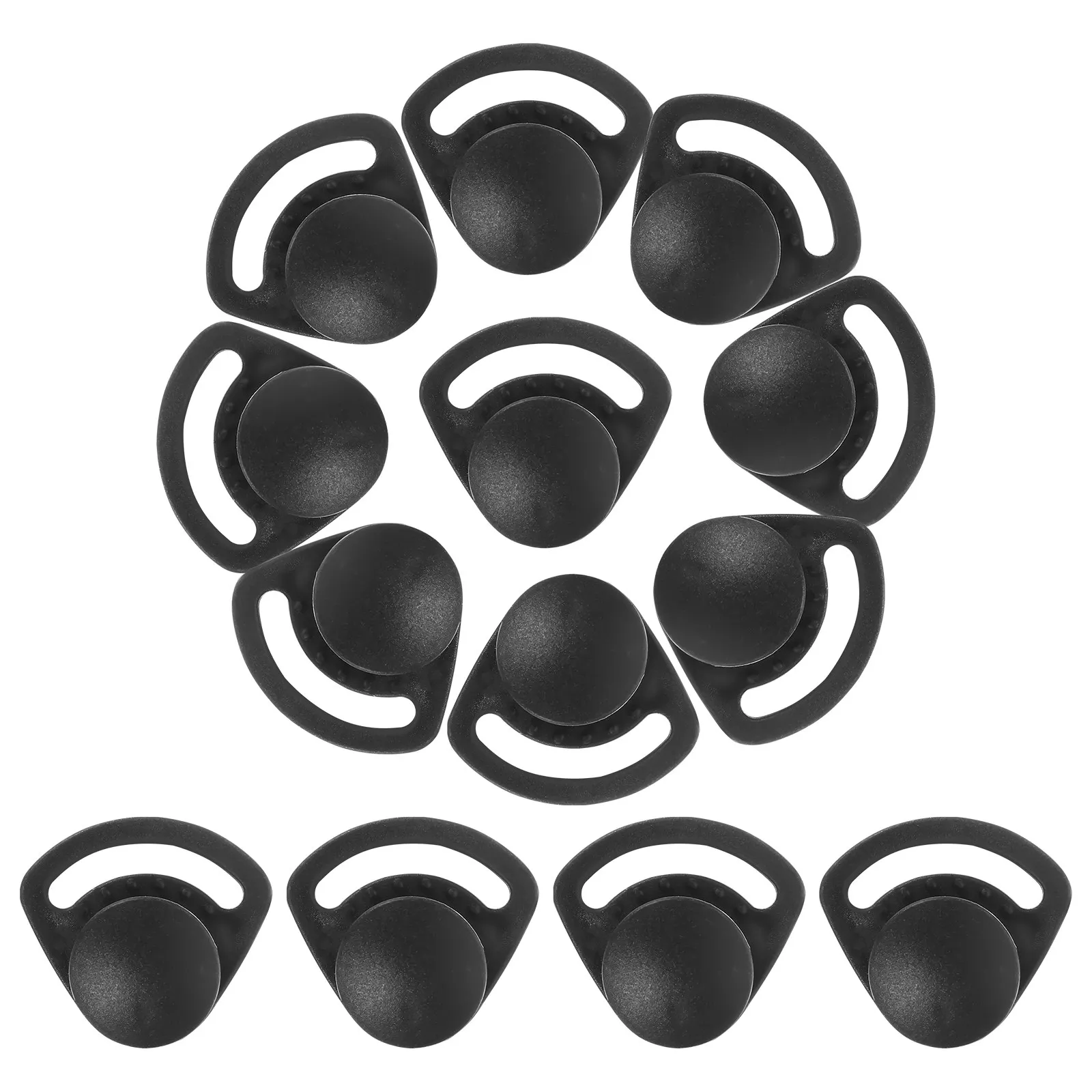 

40Pcs Safety Strap Buckle Replacement Strong Plastic Chin Strap Fastener for Industrial Work and Outdoor Activities