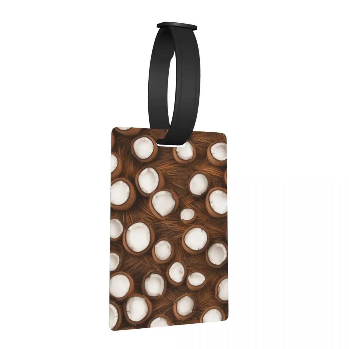 

Багажные бирки с кокосовым молоком на Husbach, аксессуары для чемодана, милый багаж, посадочная бирка, держатель для этикетки, идентификационное имя, адрес