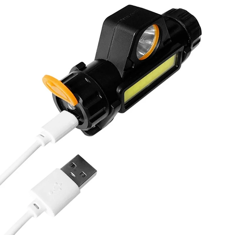 Magnet Camping Light LED Head Light Outdoor Fishing Light USB Rechargeable Head Light Strong Flashlight