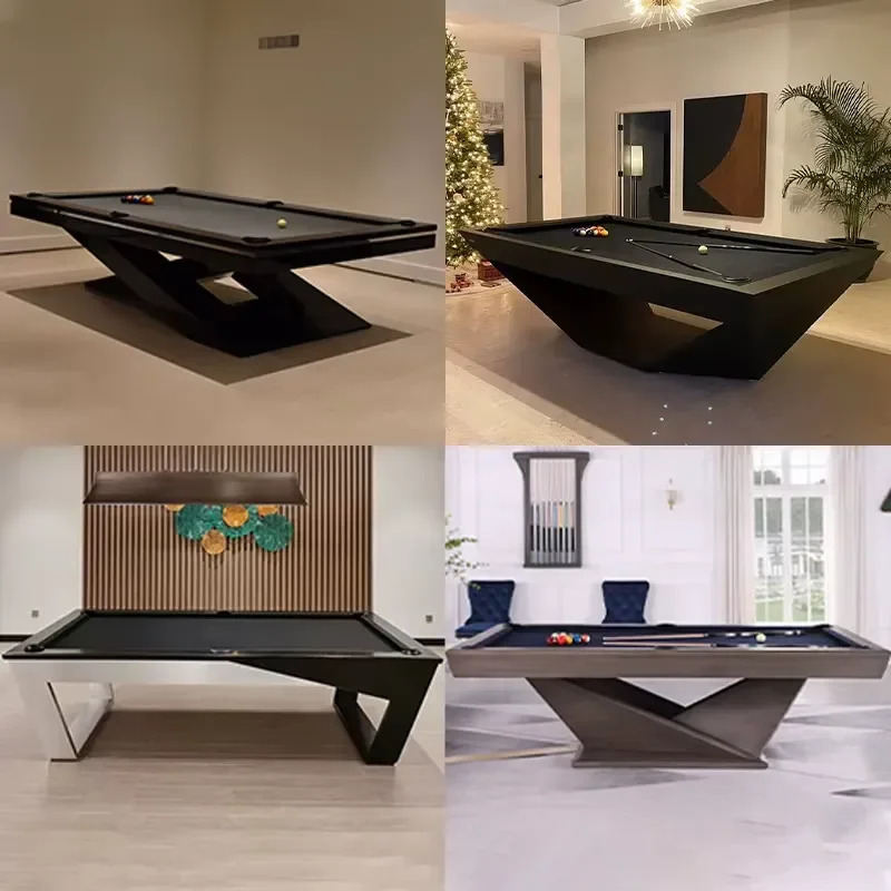 Factory Direct Superior Quality 9ft 8ft 7ft Pool Table with Free Accessories Customizable 3 in 1 Tennis Billiard Combo Cheap