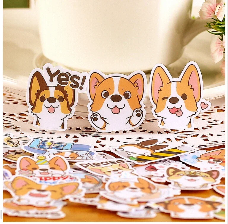 

39pcs Creative Cute Self-made Coco Dog 3/ Cute Dog Scrapbooking Stickers /Decorative Sticker /DIY Craft Photo Albums