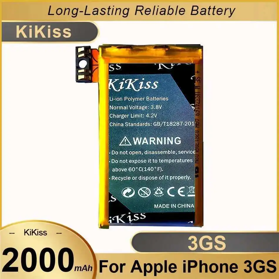 

For Apple Iphone 3GS Mobile Phone Battery Stable 2000Mah High Capacity