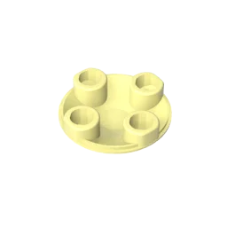 MOC PARTS Model GDS-608 SLIDE SHOE ROUND 2X2 compatible with lego 2654 54196 children\'s toys Assembles Building Blocks Technical