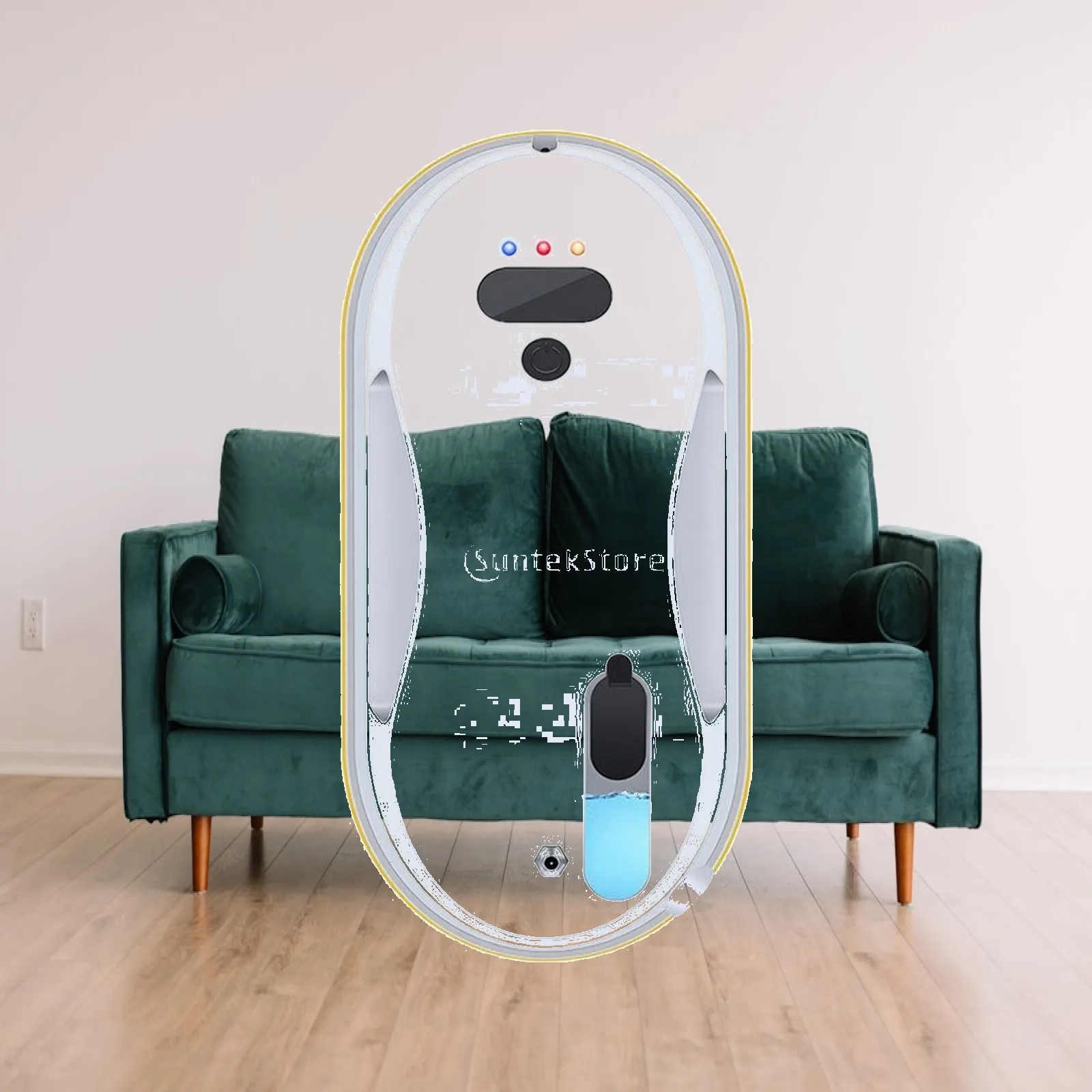 Window Cleaning Robot Smart Window Cleaner Robot Anti-Drop Edge Detection for Homeowners, Glass Surfaces, Mirrors